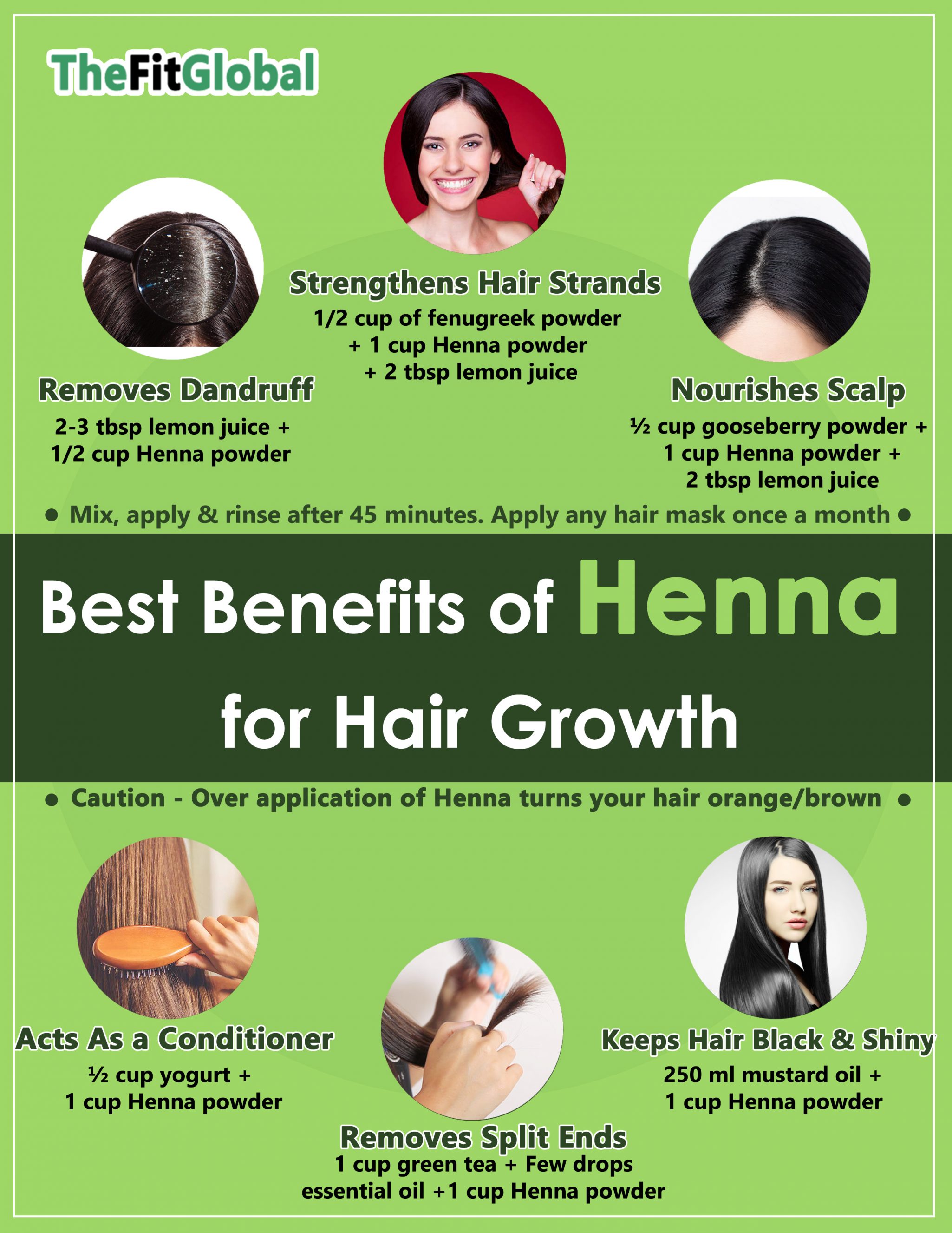 benefits of henna for hair growth