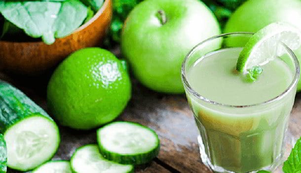 Celery, Cucumber and Apple Smoothies