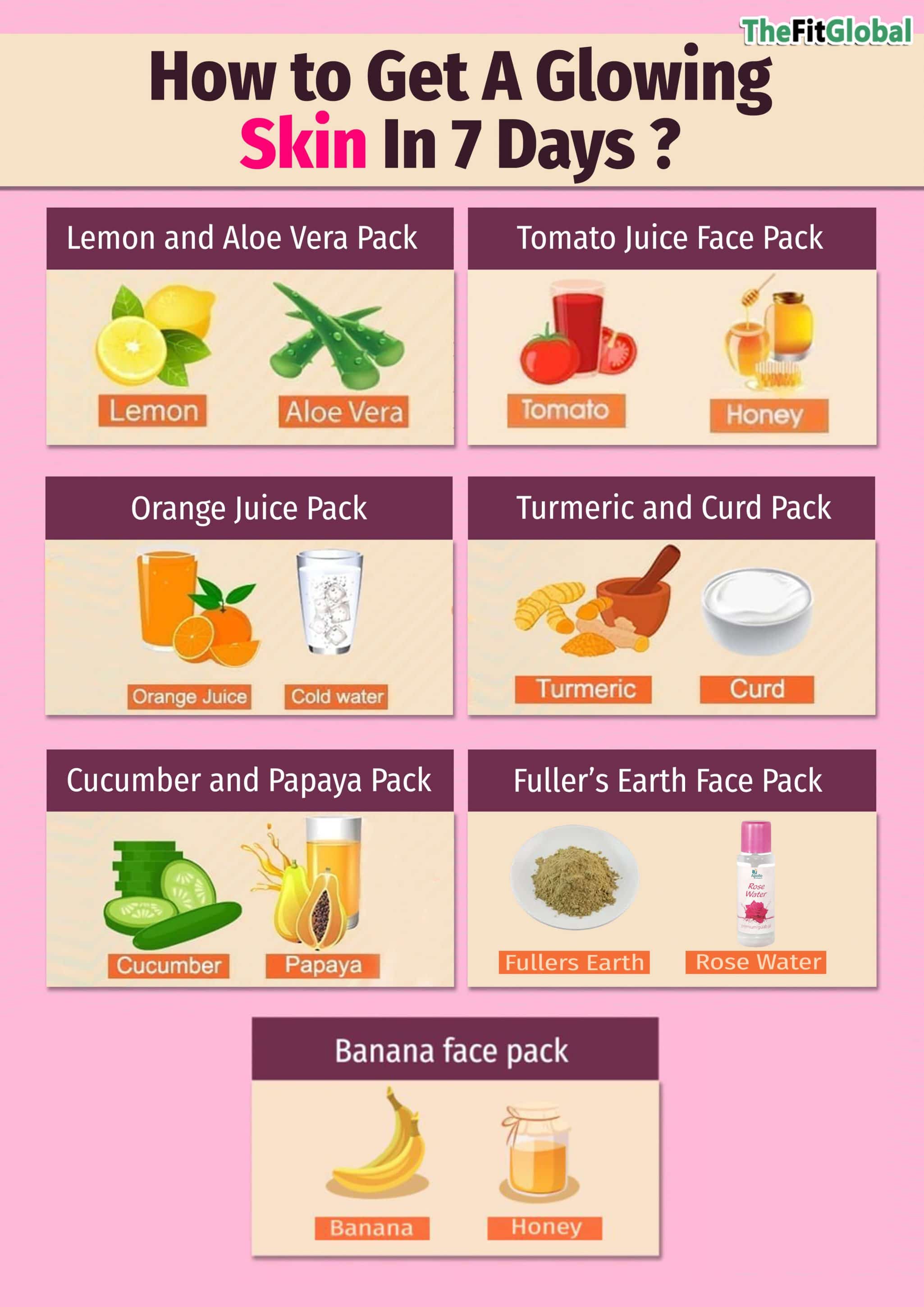 How to get a glowing skin in 7 days