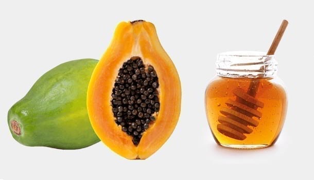 Papaya with Honey
