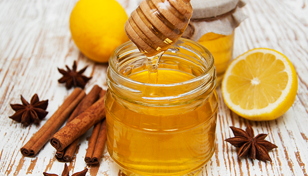 Lemon-honey syrup