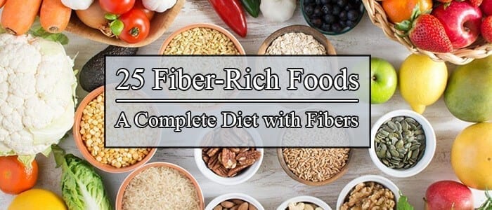 Fiber rich foods