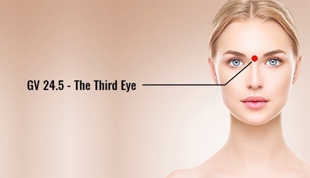 GV 24.5 - The Third Eye Point for headache