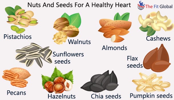 Nuts And Seeds For A Healthy Heart
