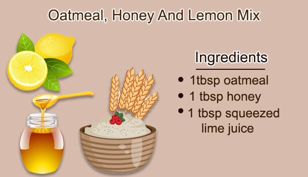 Oatmeal, Honey And Lemon Mix