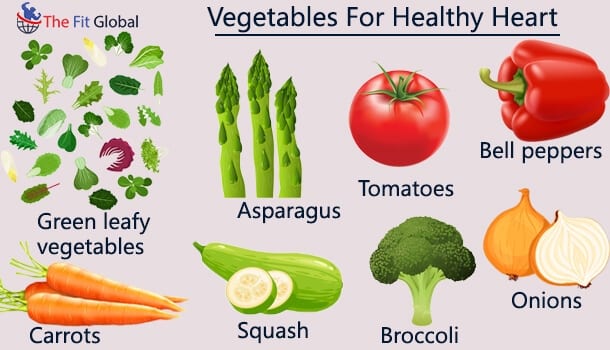 Vegetables For Healthy Heart