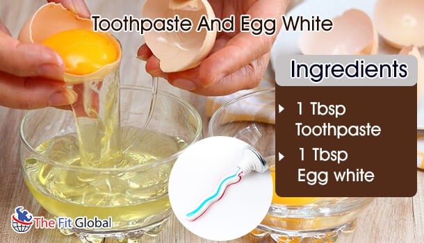 Toothpaste And Egg White