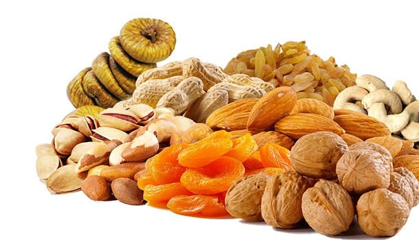 Dry fruits and almonds