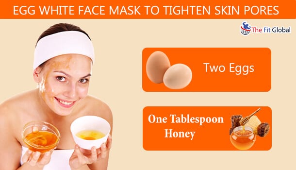 Egg White Face Mask to Tighten Skin Pores