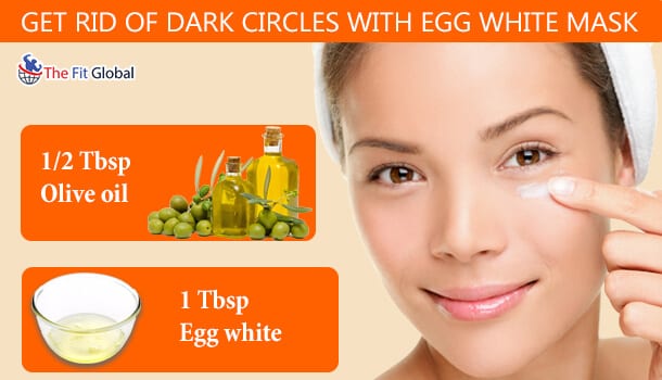 Get Rid of Dark Circles with Egg White Mask
