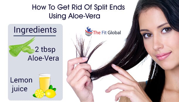 How To Get Rid Of Split Ends Using Aloe-Vera