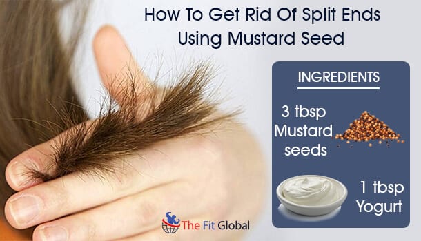 How To Get Rid Of Split Ends Using Mustard Seeds