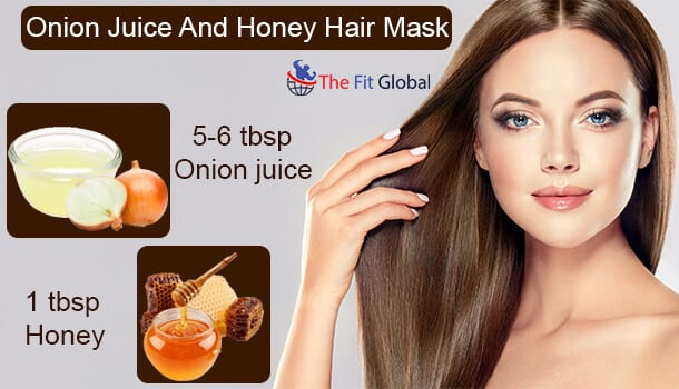 Onion Juice And Honey Hair Mask