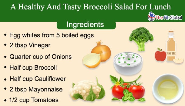 A Healthy And Tasty Broccoli Salad For Lunch