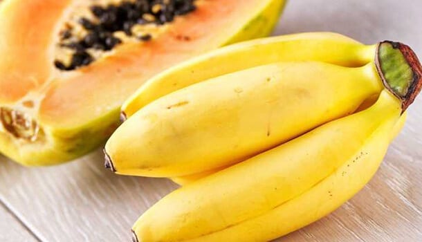 Papayas And Bananas