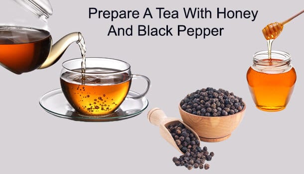 Prepare A Tea With Honey And Black Pepper - best remedy for flu