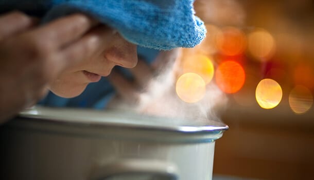 Try Your Own Steaming Method to get rid of flu 