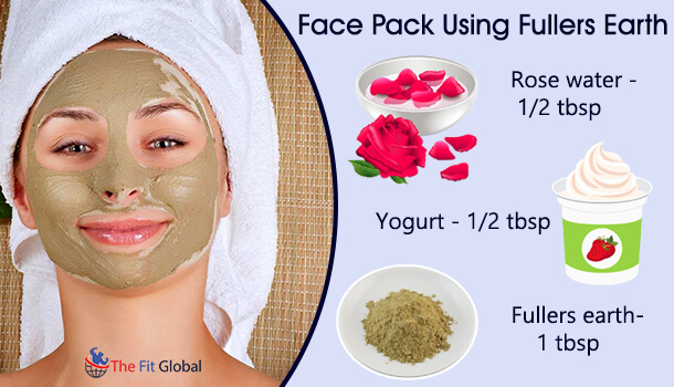 Face Pack Using Fullers Earth